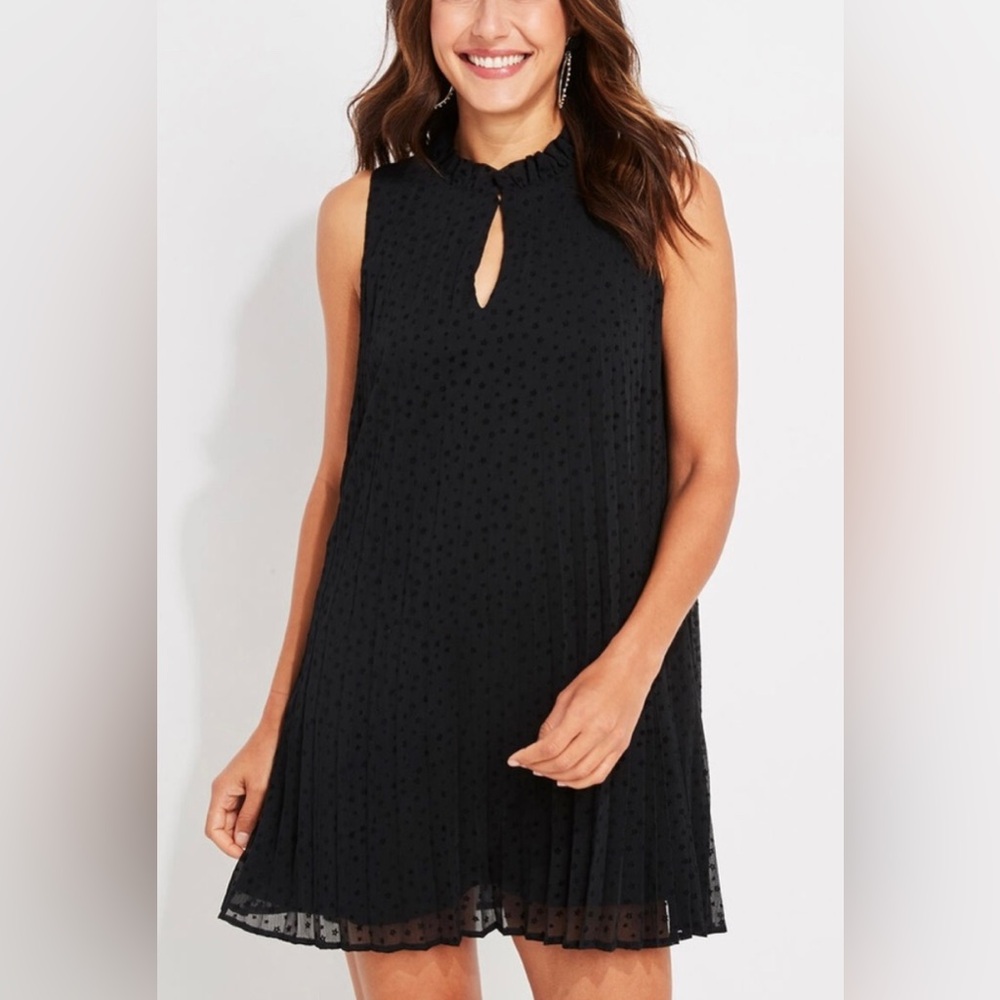 Vineyard Vines Swing Dress. Stars Jet black.